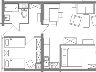Ferienwohnung Wyk auf Föhr Ausstattung 9