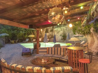 Drinks and conversation...