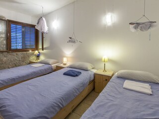 3 single bedded room, good for children. aircon.