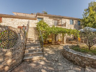 Entrance to upper apartment. good for 2 families.
