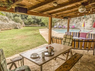 Lovely breakfast spot. or for outside meal.