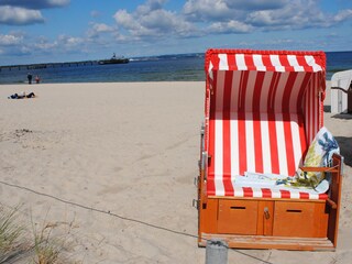 eigener kostenfreier Strandkorb am Strand