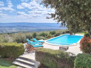 Private pool with views