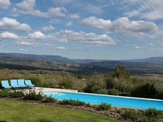 Private pool with views