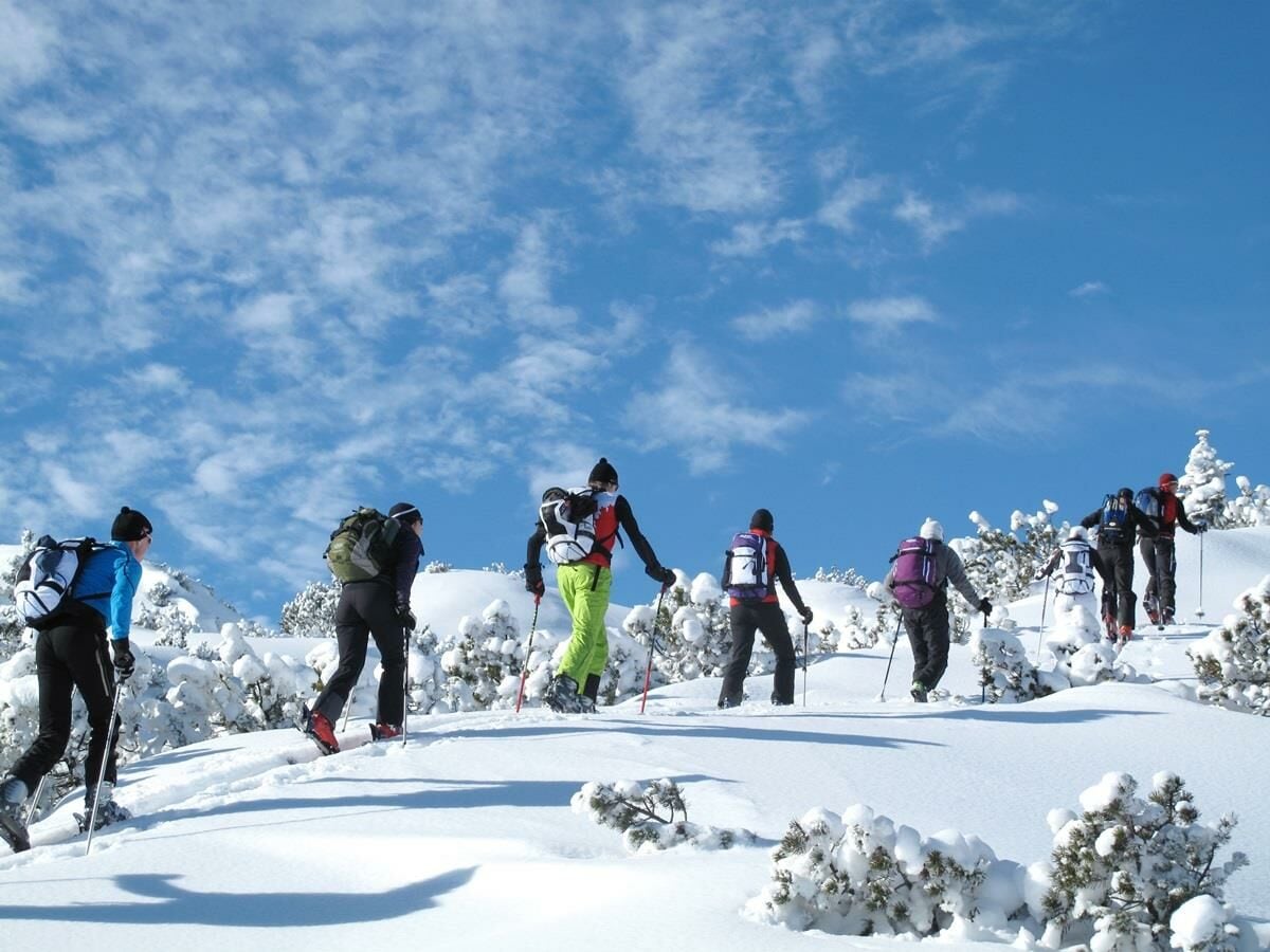 ... und Skit-Touren im Kleinwalsertal