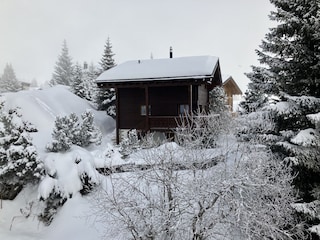 Chalet Iris, Blick von Westen