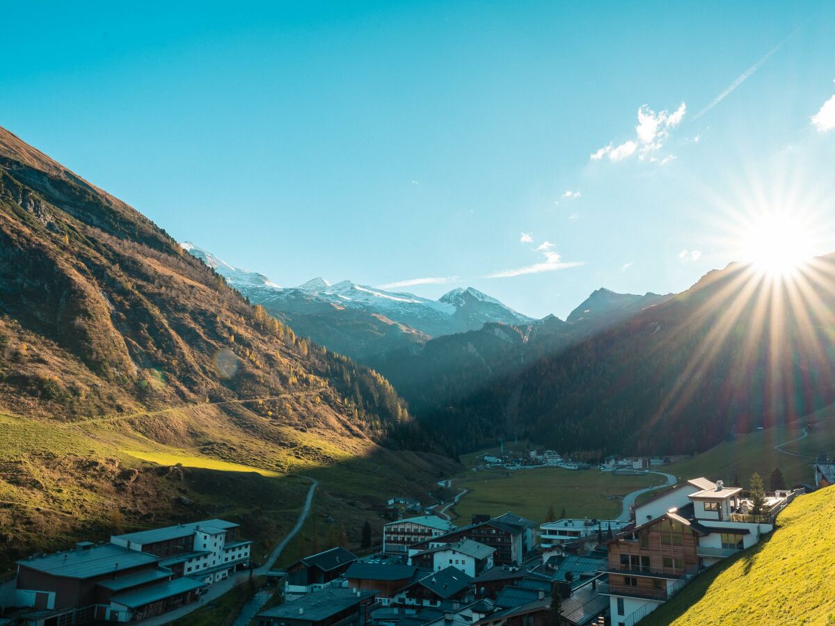 Herbst Sonnenuntergang Hintertux Ausblick