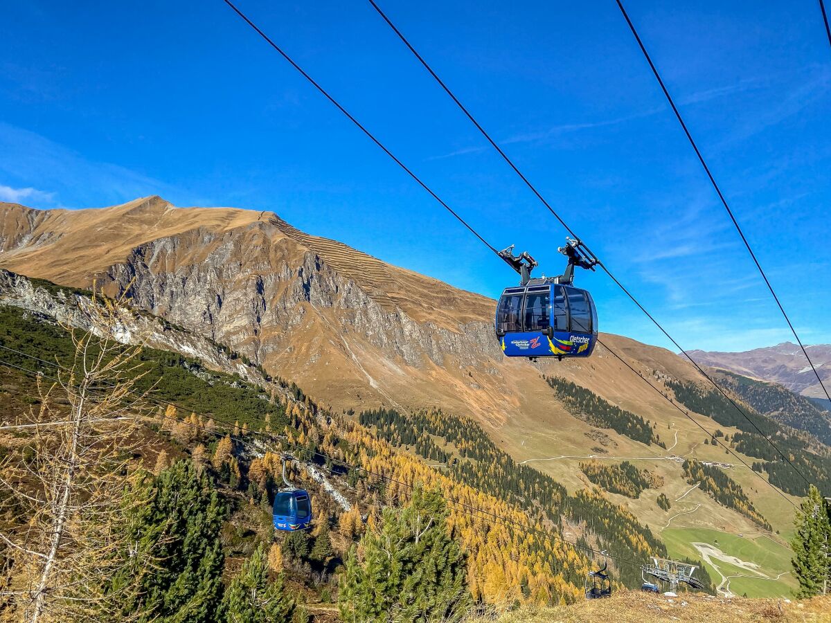 Herbst Hintertux Wandern Gondel