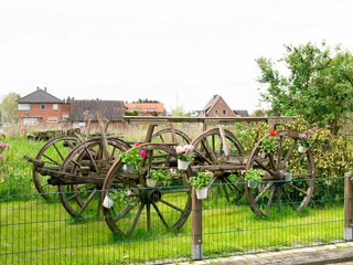 vor dem Haus