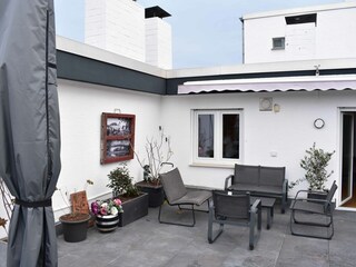 Terrasse Ahrterrassen großes Appartement