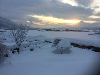 Sonnenuntergang im Winter - Landhaus Foidl