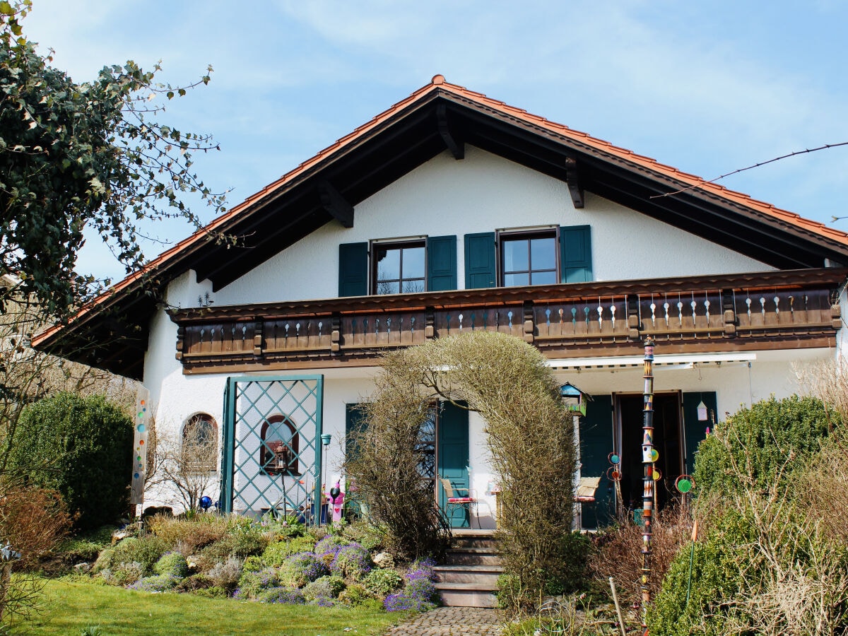 Südansicht des Balkons des Apartments