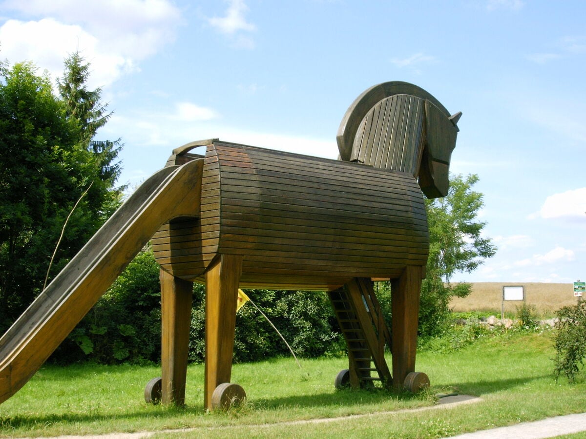 Das trojanisches Pferd im Museum  in Ankershagen