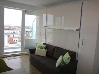 Norderney /  Watt'n Blick - Wohn-/Schlafbereich