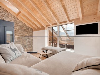 Gemütliche Sitzecke auf der Empore