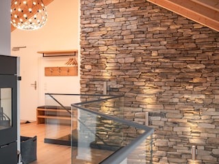 Individuell angefertigte Steinwand