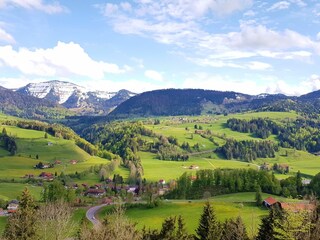 Blick von Oberstauen zum Hochgrat