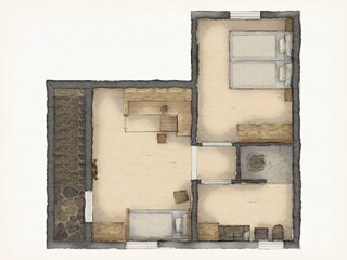 Casa per le vacanze Cavareno Pianta del piano 42