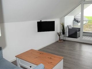 Fernseher auf der Galerie