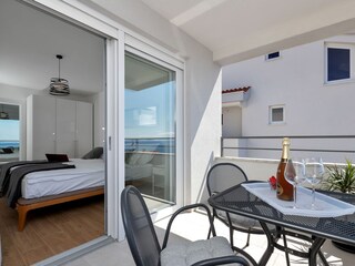 Balkon mit Meerblick, Schlafzimmer 1