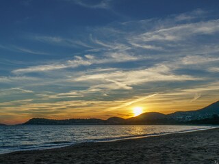 Sonnenuntergang über Cavalaire