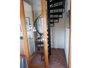 Treppe zum Schlafzimmer