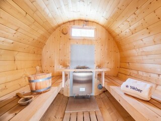 Relaxen Sie in der hauseigenen Sauna!