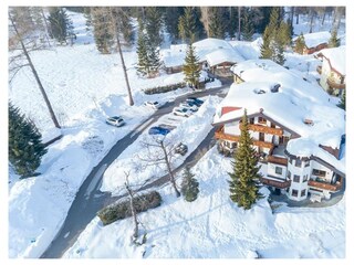 Vogelperspektive Haus