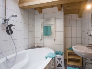 Badezimmer in der Ferienwohnung
