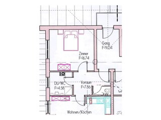 Ferienwohnung Sophie - Grundriss