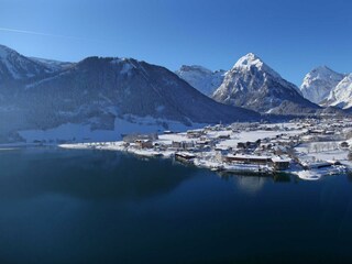 Winter Ortsansicht Pertisau