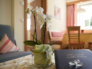 Dekoration - Orchidee - Appartements Kinigadner