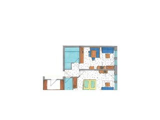 Grundriss - Ferienwohnung Typ C