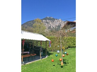 Garten - Grillplatz - Ferienwohnung Danzl