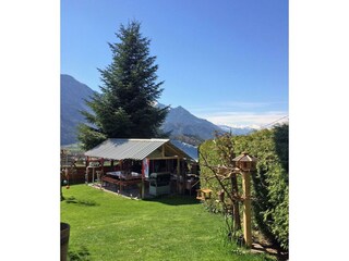 Grillplatz im Garten