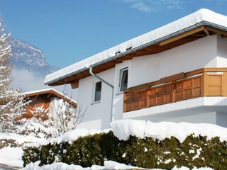 Winter Balkon - Ferienhaus Alex