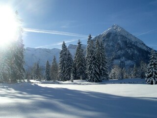 Aussicht von der Pension zum Tristenkopf
