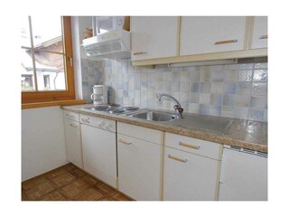 Küche - 3-Zimmer-Appartement Landhaus Rofan