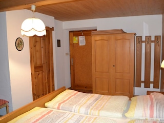 Dreibettzimmer mit Dusche, WC