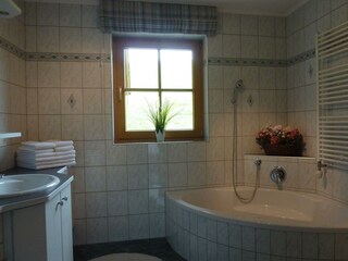 Ferienwohnung Karwendel - Badezimmer