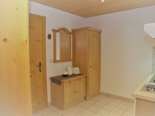 Eingang mit Kochnische - Appartement Bärenkopf