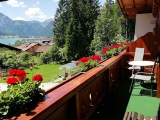 Balkonblick Appart. "Maurach"Landhaus Lechner