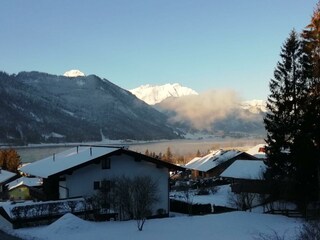 Ausblick vom Balkon/Winter