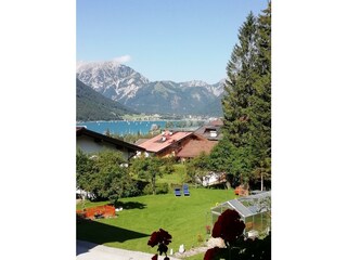 Landhaus Lechner Ausblick vom Balkon/Garten