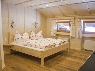Doppelbettzimmer im Ferienhaus Tuxerhof