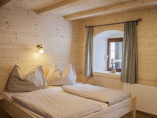 Schlafzimmer im Ferienhaus Tuxerhof