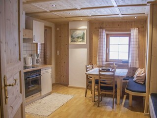 Küche in der Ferienwohnung