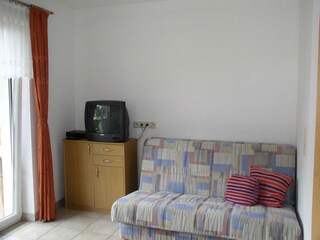 Sofa und TV - Appartement Zwölferkopf