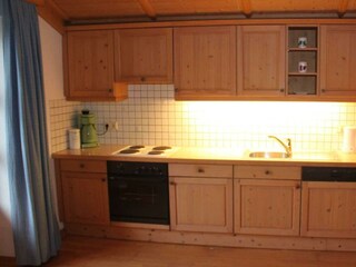 Ferienwohnung groß - Küche