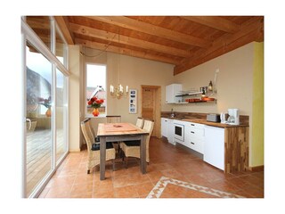 Essbereich und Küche